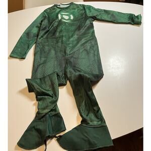 Green Lantern Halloween Costume. Approx Size: S (age 5-6?). With Mask.